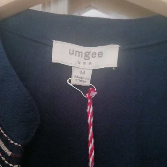 Umgee Tunic Top Kimono Embellished Embroidered Pleated Lightweight Open Front - Picture 11 of 13